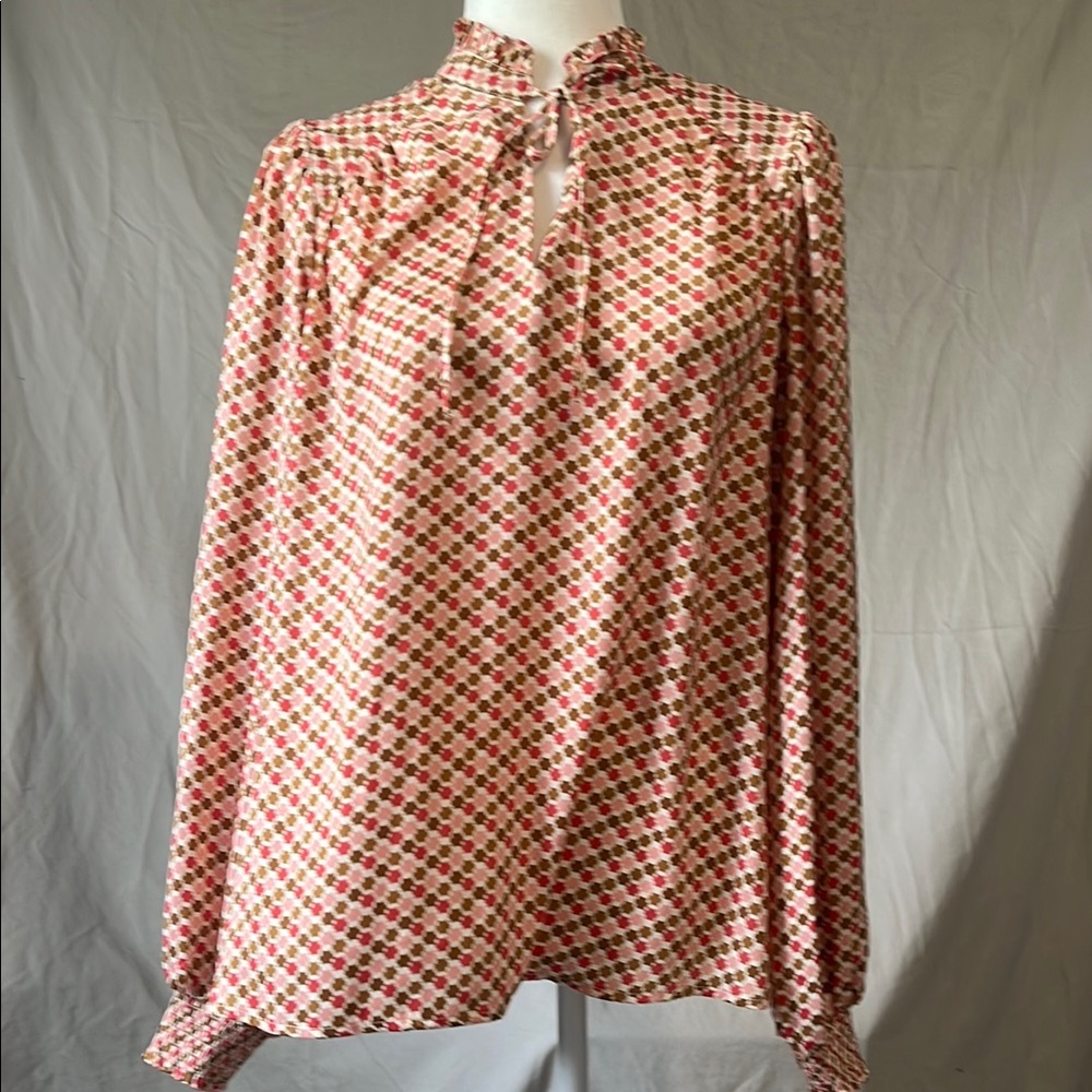 Maison d’Amelie Paris Geometric Print Women's Top Excellent used condition